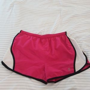 Hot pink gym shorts